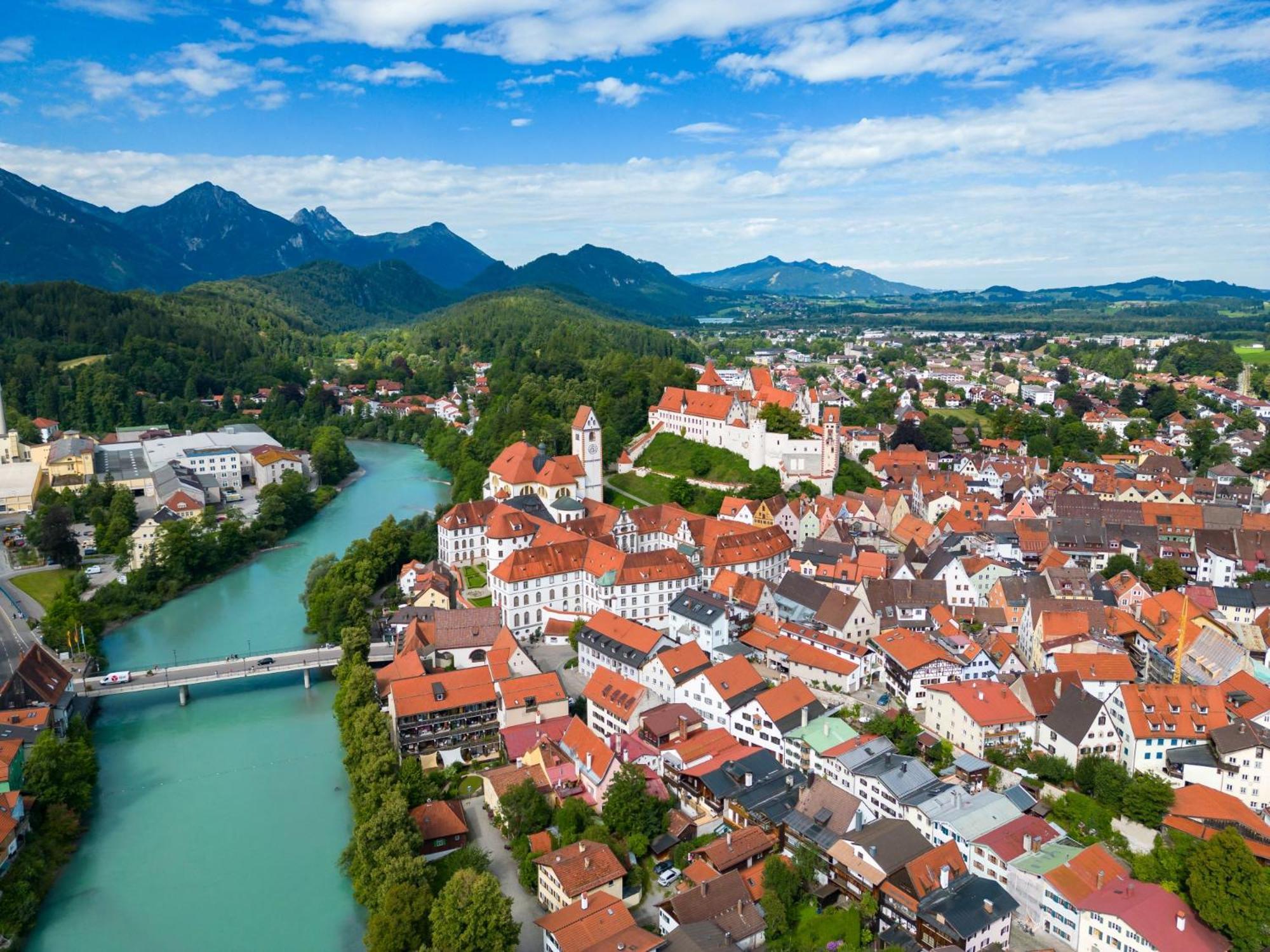 Ferienwohnung Herzstueck Im Haus Schlossblick Füssen Exteriér fotografie